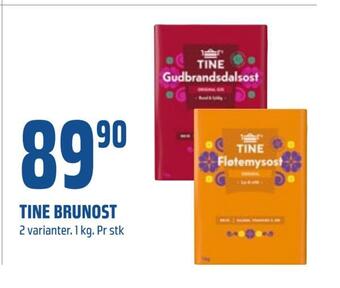 Coop Obs Tine brunost tilbud