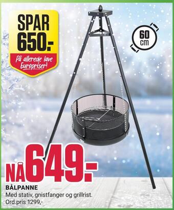 Europris Bålpanne tilbud