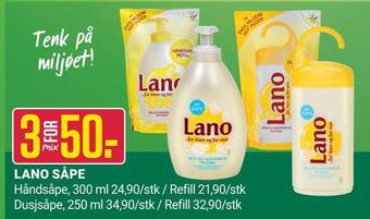 Europris Lano såpe tilbud