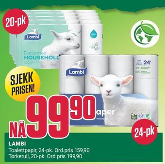 Europris Lambi tilbud