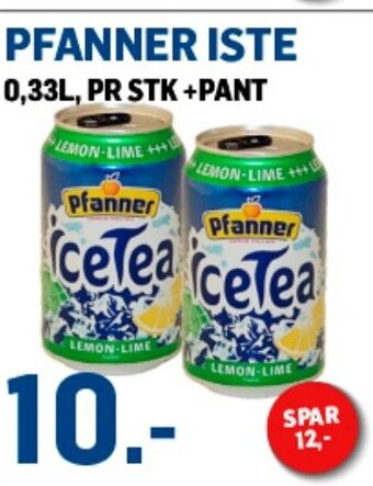 Price Lagerbutikk Pfanner Iste tilbud