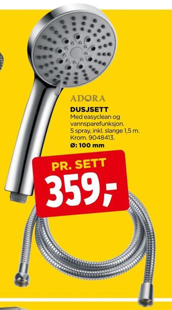 jem & fix Dusjsett tilbud