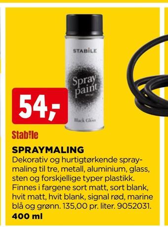 jem & fix Spraymaling tilbud