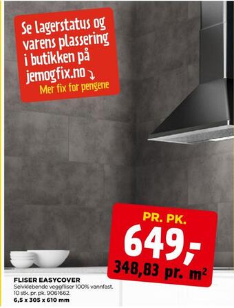 jem & fix Fliser easycover tilbud