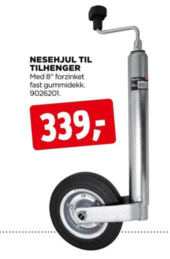 jem & fix Nesehjul til tilhenger tilbud
