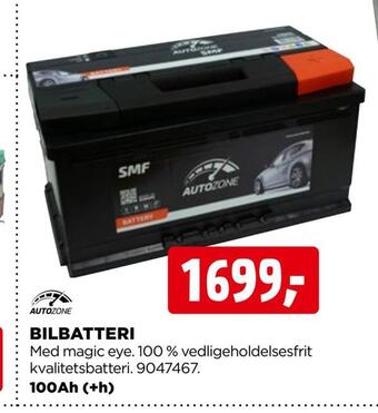 jem & fix Bilbatteri tilbud