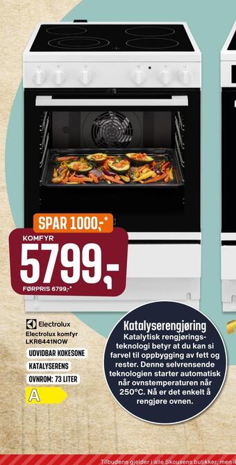 Skousen Komfyr tilbud