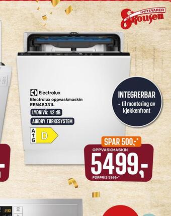 Skousen Oppvaskmaskin tilbud