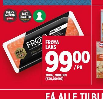 Meny Frøya laks tilbud