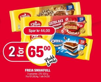 Coop Extra Smakfull sjokoladeplate tilbud