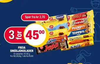 Coop Extra Japp sjokoladebar tilbud