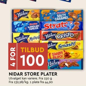 Coop Mega Nidar store plater tilbud