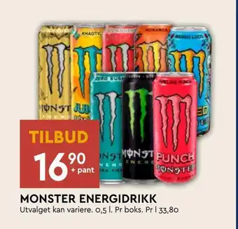 Coop Mega Monster energidrikk tilbud