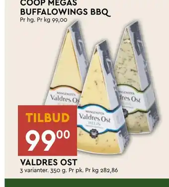 Coop Mega Valdres ost tilbud