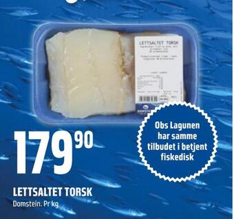 Coop Obs Lettsaltet torsk tilbud