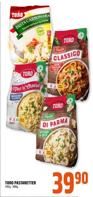 Coop Obs Toro pastaretter tilbud