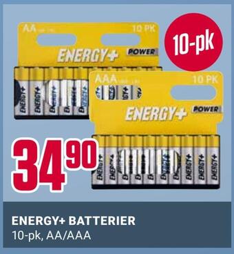 Europris Energy+ batterier tilbud