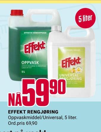 Europris Effekt rengjøring tilbud