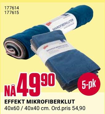 Europris Effekt mikrofiberklut tilbud