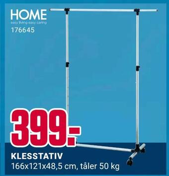 Europris Klesstativ tilbud