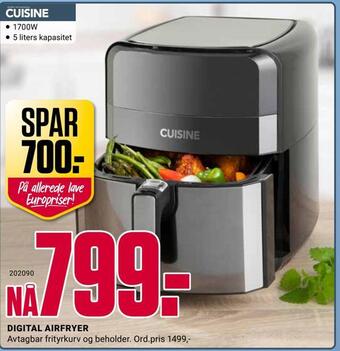 Europris Digital airfryer tilbud