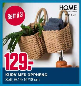 Europris Kurv med oppheng tilbud