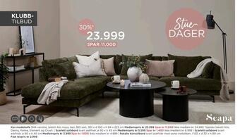 Møbelringen Kos modulsofa tilbud