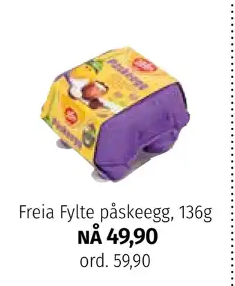 Nille Freia fylte påskeegg tilbud