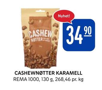 Cashewnøtter karamell