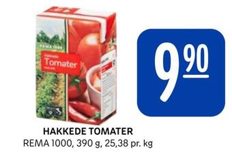 Rema 1000 Hakkede tomater tilbud