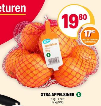 Coop Extra Xtra appelsiner tilbud