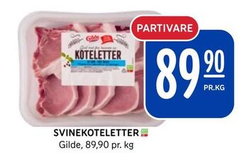 Rema 1000 Svinekoteletter tilbud