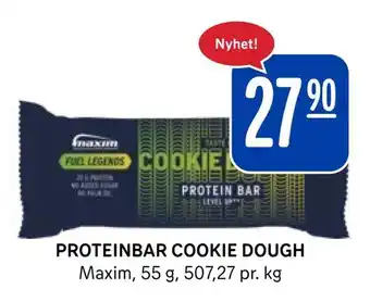 Rema 1000 Proteinbar cookie dough tilbud