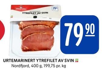 Rema 1000 Urtemarinert ytrefilet av svin tilbud