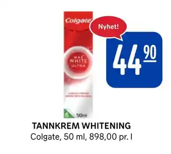 Rema 1000 Tannkrem whitening tilbud