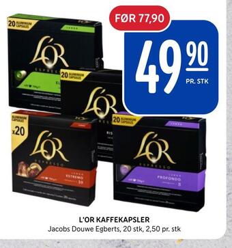 Rema 1000 L'or kaffekapsler tilbud