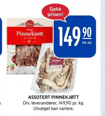 Rema 1000 Assotert pinnekjøtt tilbud