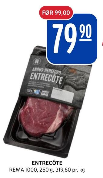 Rema 1000 Entrecôte tilbud