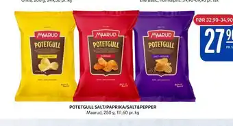 Rema 1000 Potetgull salt/paprika/salt&pepper tilbud