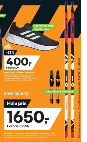 XXL Sport Rossignol xc set r-skin delta performance, race 22/23, unisex tilbud
