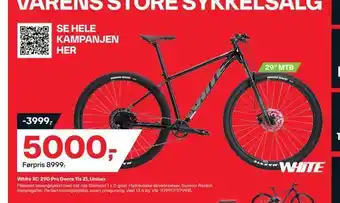 XXL Sport White xc 290 pro deore 11s 21, unisex tilbud