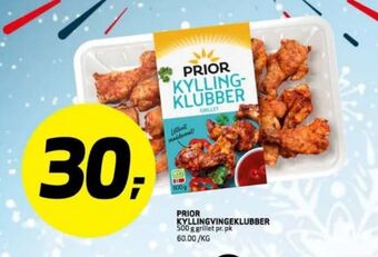 Bunnpris Prior kyllingklubber tilbud