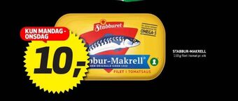 Bunnpris Stabburet makrell tilbud