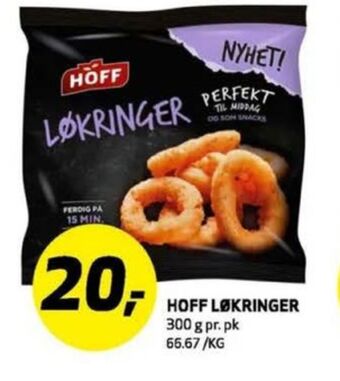 Bunnpris Hoff løkringer tilbud