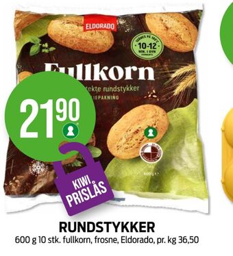 Kiwi Eldorado rundstykker tilbud