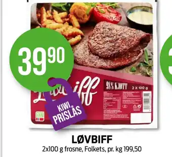 Kiwi Folkets biff tilbud