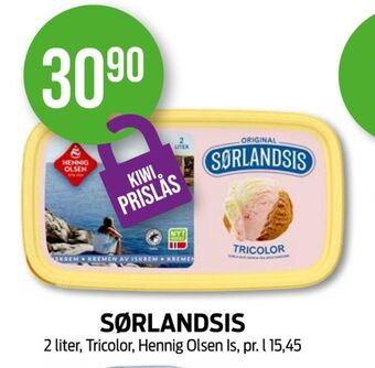 Kiwi Sørlandsis is tilbud