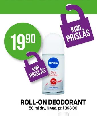 Kiwi Nivea roll-on tilbud