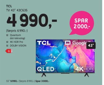 ELON Tcl tv tilbud