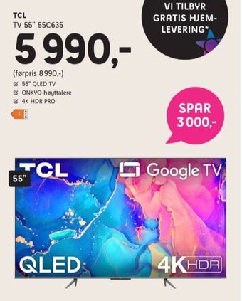 ELON Tcl tv tilbud